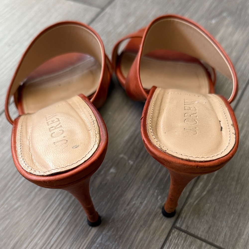 J. Crew Lena Two-Strap Heeled Slides - Picture 5 of 13